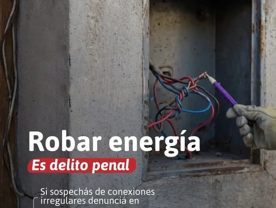Robo de energía en Trelew: advierten que las conexiones ilegales dañan la red y perjudican a los usuarios