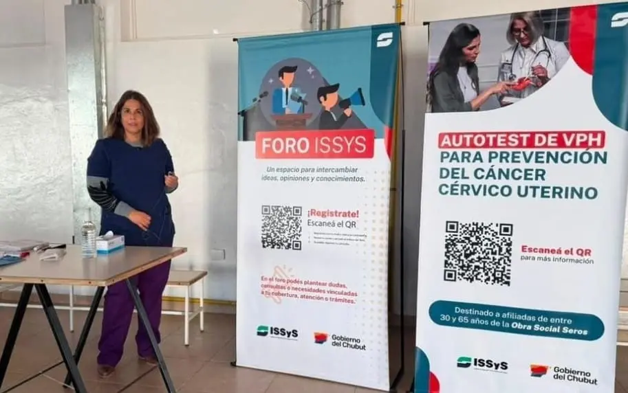 Autotest de VPH en Puerto Madryn: SEROS suma un estudio gratuito para prevenir el cáncer de cuello uterino