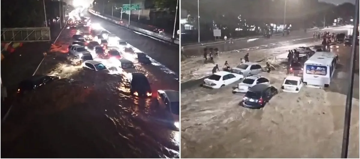 Al menos seis desaparecidos tras las intensas lluvias e inundaciones en Venezuela