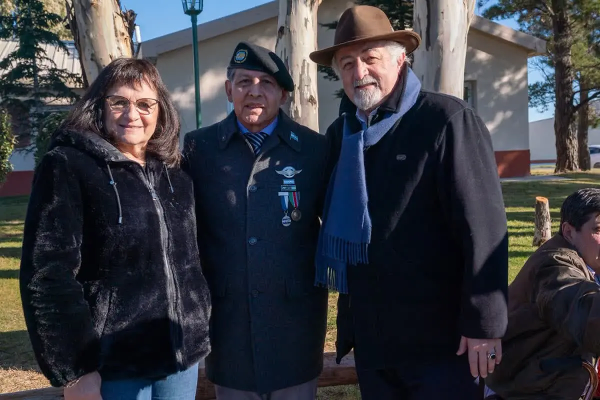 «Forma parte de nuestra identidad»: Othar Macharashvili encabezó el acto por el 114° aniversario de la Fuerza Aérea en Comodoro