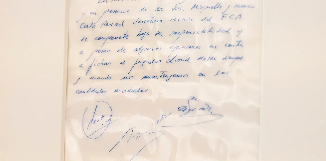 La servilleta que salvó la carrera de Messi: la trama secreta detrás del manuscrito subastado en un millón de dólares