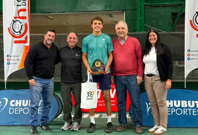Trelew: Cali Zárate se consagró campeón del M15 Copa Chubut Deportes