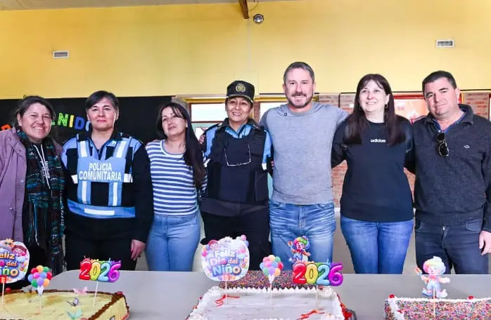 Trelew: multitudinario festejo por el Día de las Infancias en barrio INTA, junto a Policía Comunitaria