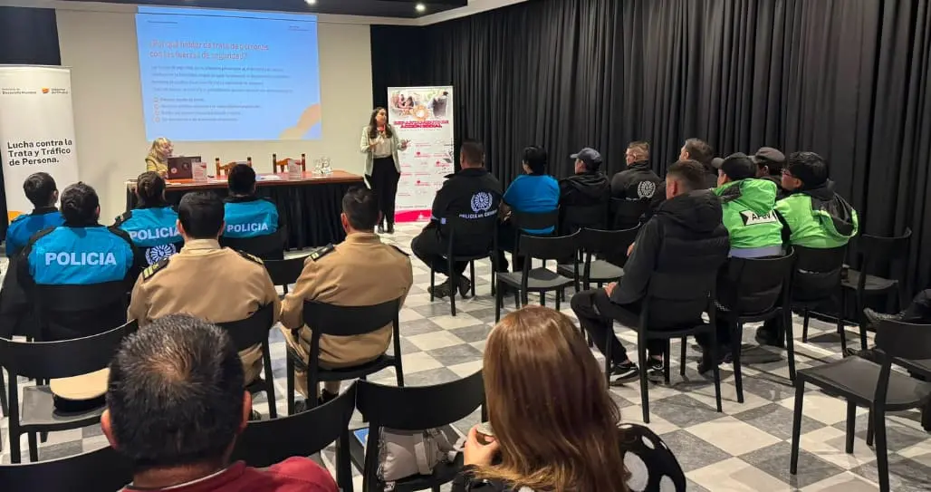 El Gobierno del Chubut capacitó en Camarones sobre prevención y detección de trata de personas