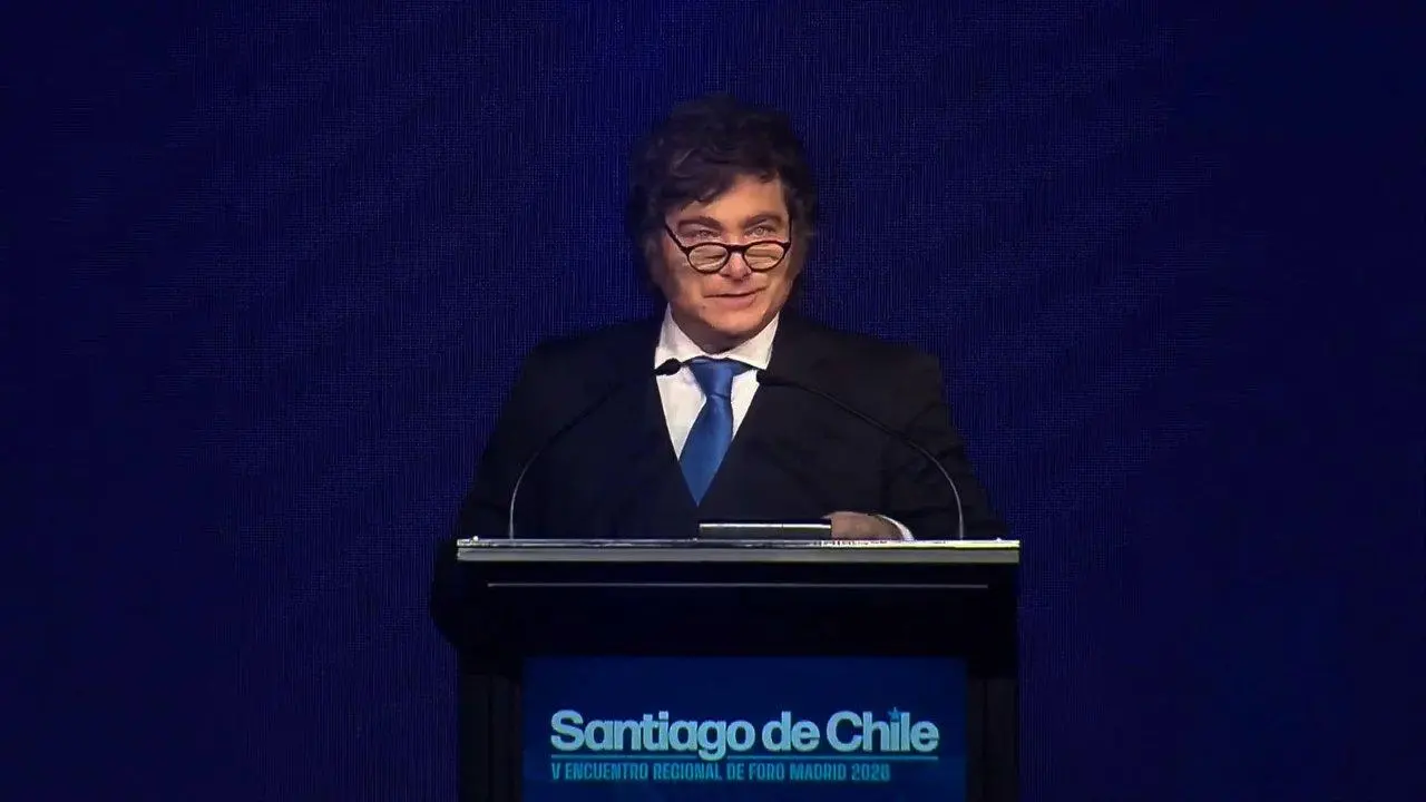 Milei en Chile: “Está claro que nunca nuestro modelo funcionó”