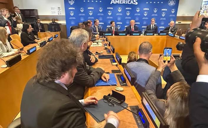 Javier Milei y Donald Trump compartieron en Nueva York una sesión del «Escudo de las Américas» Milei y Trump compartieron el “Escudo de las Américas”