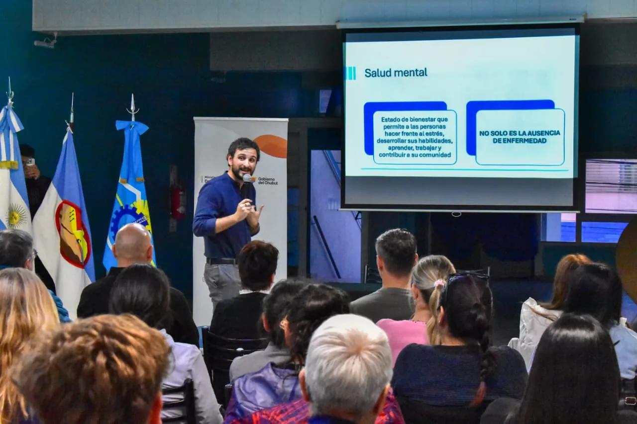 Con gran convocatoria, Chubut desarrolló jornadas sobre salud mental en el ámbito deportivo
