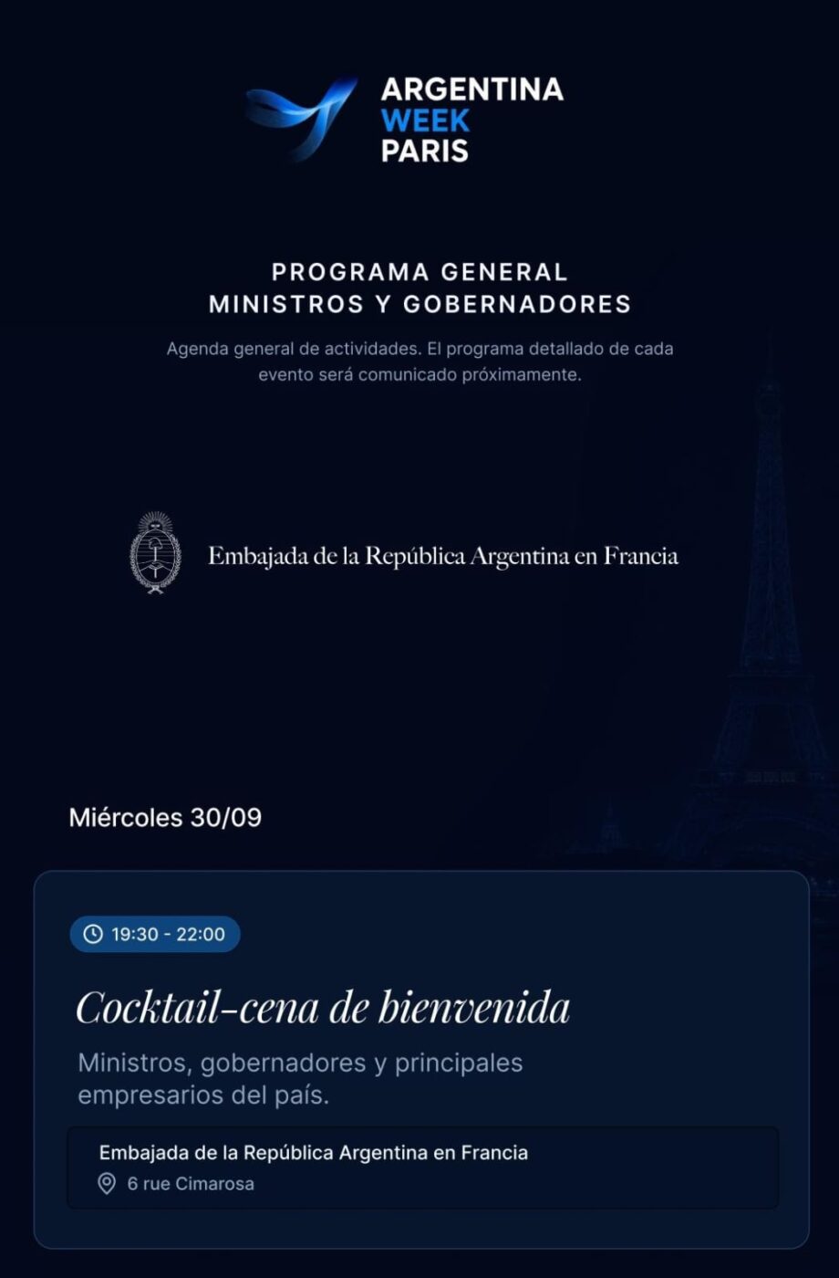 post de agenda