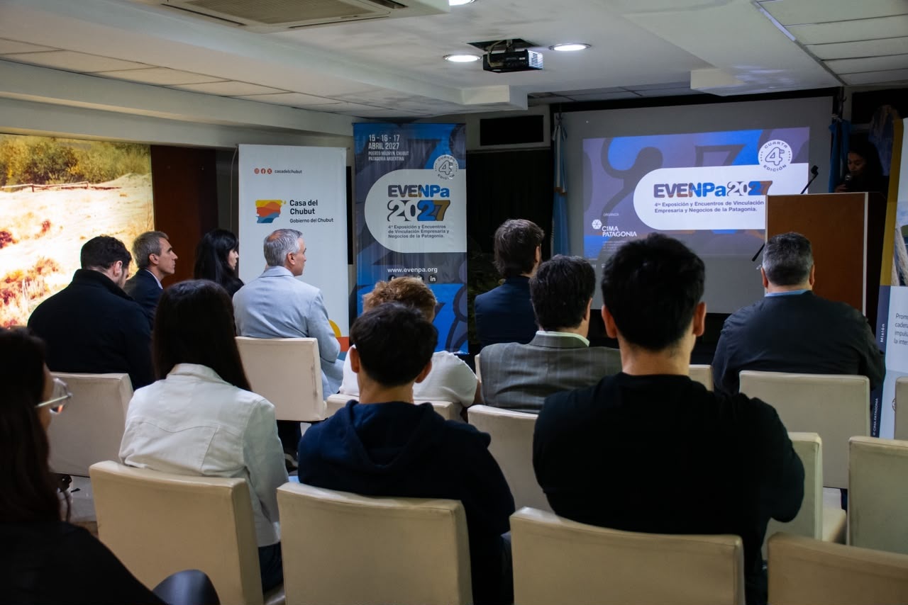 Presentaron en Casa del Chubut EVENPA 2027, el evento empresarial más importante de la Patagonia