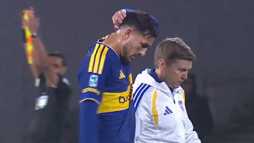 Tragedia en Boca: Paredes se desgarró y se pierde partidos clave