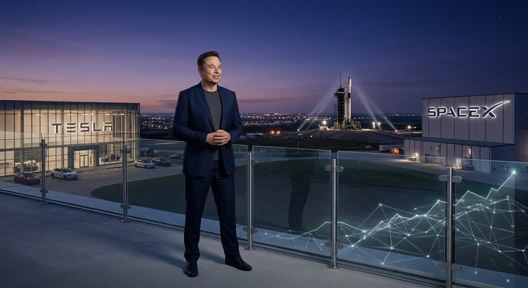 Elon Musk analiza fusionar SpaceX y Tesla para crear un gigante tecnológico de 3,5 billones de dólares