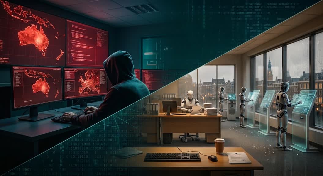 Ciberamenazas y automatización: la inteligencia artificial dispara alarmas de seguridad y recortes estatales en Europa