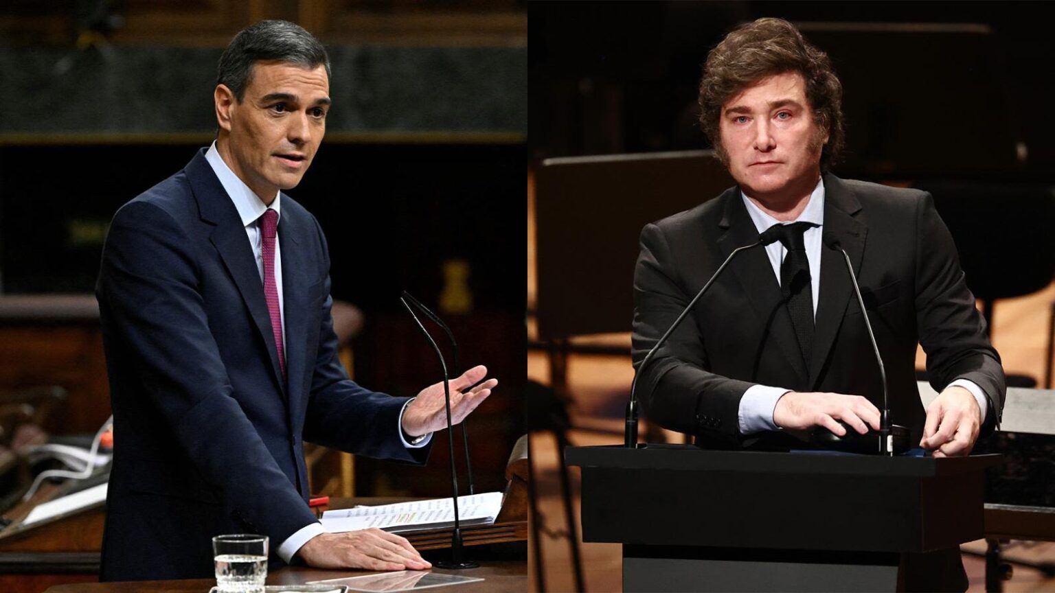 Milei irrumpió en la campaña española con críticas a Sánchez