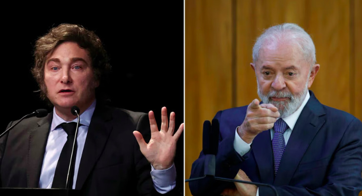 Milei tildó a Lula de «zurdo comunista» tras comicios