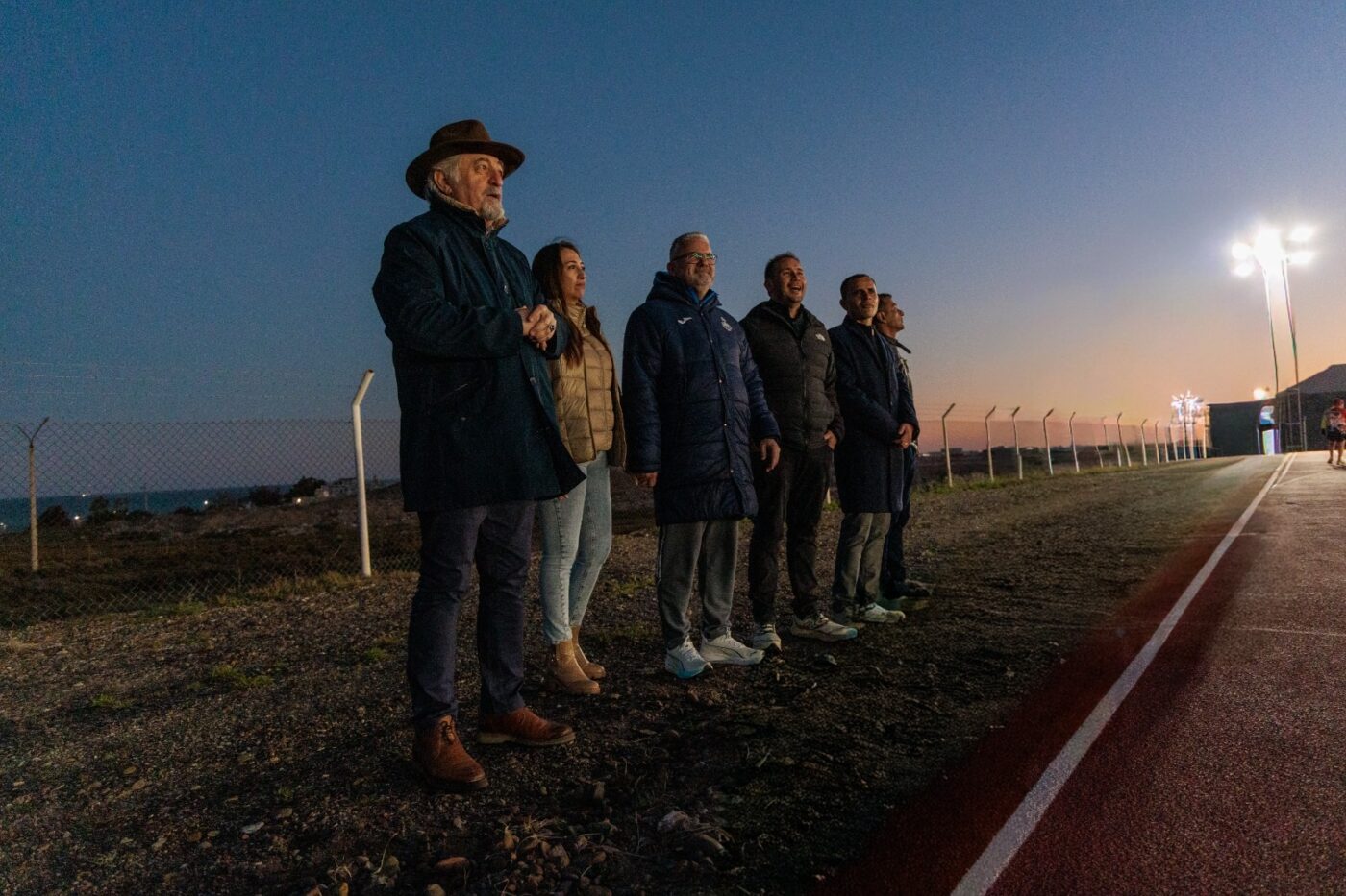 Othar acompañó el regreso de los torneos nocturnos a la pista municipal